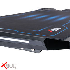 X-Bull Scrivania Gaming con LED, per PC e Ufficio Completa di Accessori - 120x61x73cm